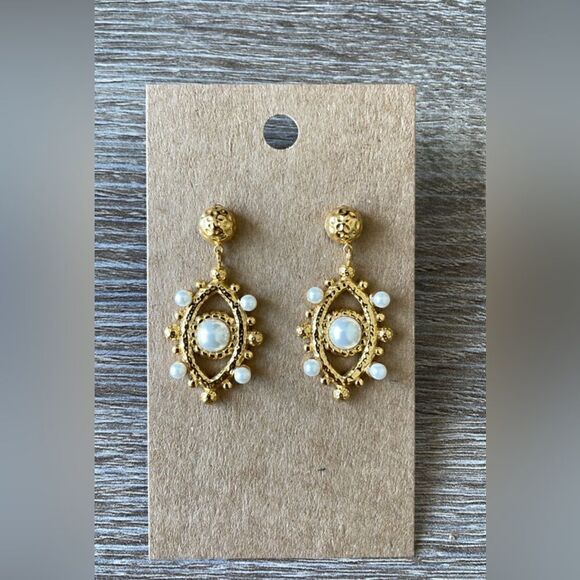 Vintage style evil eye earrings A215 - Picture 3 of 5